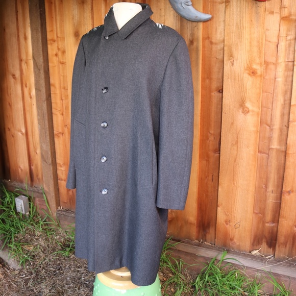 Vintage London Fog Maincoats Charcoal Grey Men's Coat With Removable Liner - Picture 3 of 16